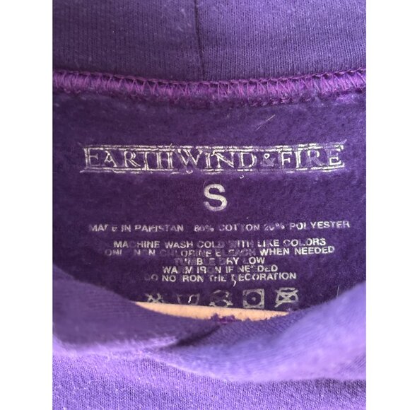 Earth Wind and Fire Purple Hoodie September Fantasy - Picture 3 of 3